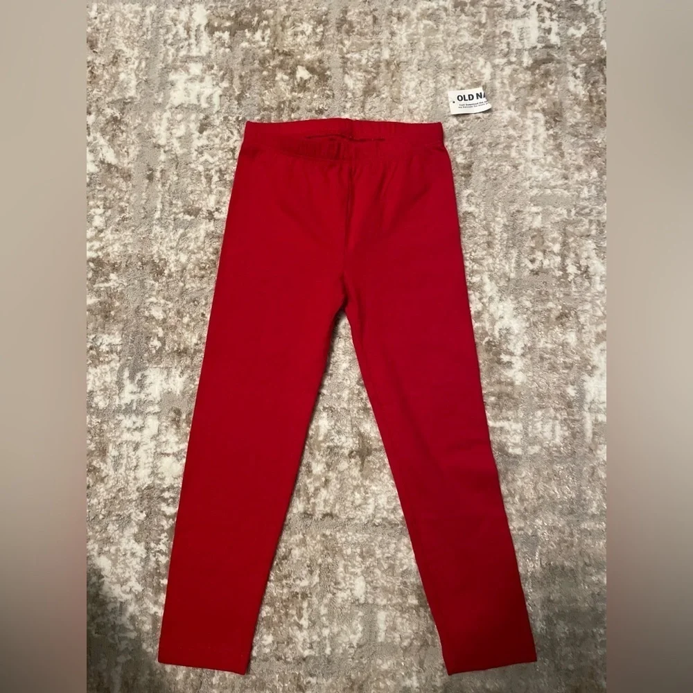 Old Navy Kids Bright Red Leggings size 4T-NWT